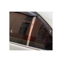 Hyundai Accent Admira 2000-2006 Uyumlu Cam Kelebek 2 Parça Krom Paslanmaz Çelik