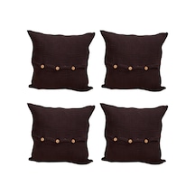 Lüks Müslin Dekoratif Yastık Kılıfları 4 Adet Set 45x45 Cm, 100% Pamuk 4-katlı Muslin Kumaş Yumuşak Kırlent Ve Genel