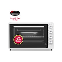 Simfer 7032 Beyaz 70 LT Turbo Fan Mini / Midi Fırın - 4 Fonksiyon, Yoğurt Yapma & Buz Çözme Özellikli