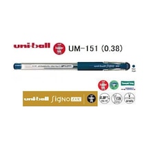 Uni-Ball UM-151 0.38 Signo Jel Kalem Mavi - Siyah