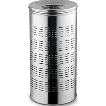 Safell Paslanmaz Çöp Kovası Çap 30 Boy 65cm, Paslanmaz Çelik Kova Çelik