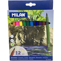 Milan 12 Renk Jumbo Keçeli Kalem