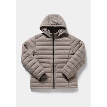 Colin's Colins Slim Fit Kapüşonlu Fermuarlı Astarlı Erkek Bej Mont Cl1082935 Q1.v1 Lbg Light Beige