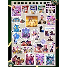 Kpop Demon Hunter Sticker Set -2 27 Li 3-5 Cm Suya Dayanıklı, Araba Laptop Defter Etiketleri