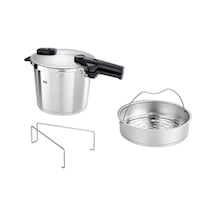 Fissler Vitaquick Satin Black 6 Lt Düdüklü Tencere Çelik