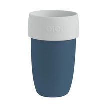Leak Lock Sızdırmaz Silikon Bardak- Deep Blue/powder Grey