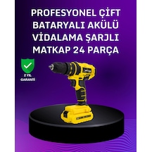 Mey İthalat 12v Akülü Matkap 20-30 Nm Tork, Çift Hız Ayarı Ve Led Işık