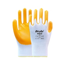 Pn10 Polyester Örme Nitril Eldiven - 144 Çift