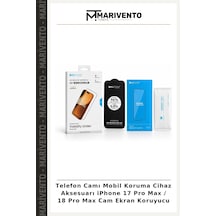 Telefon Camı Mobil Koruma Cihaz Aksesuarı İphone 17 Pro Max / 18 Pro Max Cam Ekran Koruyucu