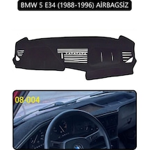 Bmw 5 E34 1988-1996 Airbagsiztorpido Koruma Halısı Siyah Kenar