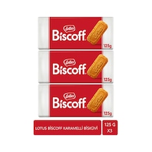 Biscoff Karamelize Bisküvi 125 G 3 Adet