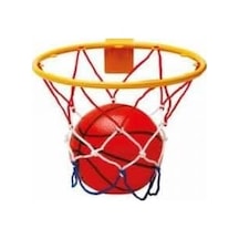 Kapıya Ve Duvara Monte 24cm Basketbol Potası,toplu+fileli,basketbol Öğreten Eğitici Basket Çemb