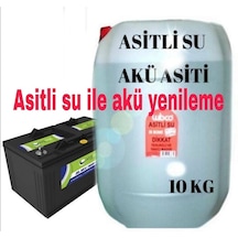 Asitli Su Akü Asiti  10kg (1lt-2lt-3lt-5lt-10lt Mevcut