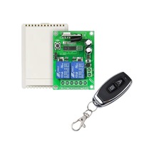 Mauedest 433mhz Evrensel Uzaktan Kumanda Anahtarı Kablosuz Röle 2ch Modülü Verici Alıcı Dc 12v 24v Garaj Kapısı 1
