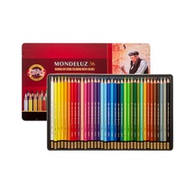 Koh-ı Noor Set Of Aquarell Coloured Pencils 3725 36 Çok Renkli