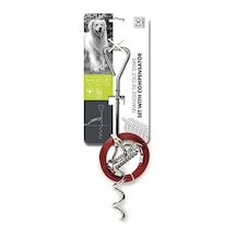 M-pets Bahçe Bağlama Kazığı Ve Halatı 9 Metre Kırmızı 244-58067.02