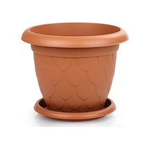 Damla Saksı 37 Litre - Kiremit Renk