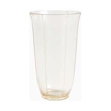 Crate & Barrel Camilo 18 Oz Akrilik Highball Bardağı, Kırılmaya Dayanıklı Ve Bpa Içermez Bej