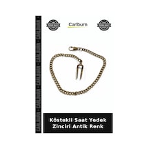 Köstekli Saat Yedek Zinciri Antik Renk Eski Stil Vintage Detay Hatıra Hediyesi Çok Renkli
