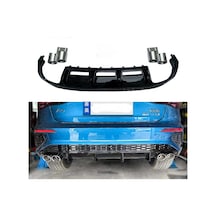 audi a3 2021-2022 h.b plastik eksoz ucu arka difüzör