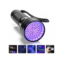 Sones 51 Led 395nm Uv Led El Feneri, Evcil Hayvan İdrarını Algılama Desteği Siyah