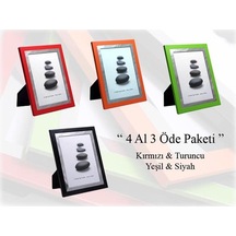 Renkli Metal Fotoğraf Çerçevesi ""4 Al 3 Öde Paketi"