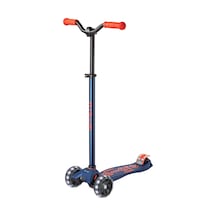 Micro Maxi Deluxe Pro Led 3 Tekerli Işıklı Çocuk Scooter Navy Red Renkli