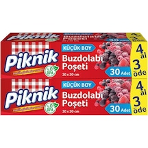 Piknik Buzdolabı Poşeti 4al3öde 30'lu