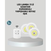 Uzaktan Kumandalı 3 Lü Ayarlanabilir Spot Led Işık Seti Renkli 42243317