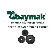 Baymak Hidrofor Pompa Jet 251M Fan Difüzör Takımı