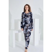 Etoile 98282 Kadın %100 Pamuk Uzun Kol Kadın Pijama Takımı 001