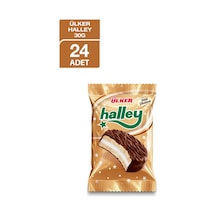 Ülker Halley Çikolata Kaplı Bisküvi 24 x 30 G