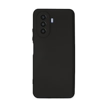 Huawei Nova Y70 Uyumlu Kılıf First Silikon - Siyah