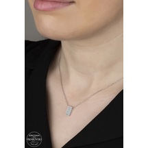 Union Swarovski Zirconia Kadın Gümüş Kolye (550094889)