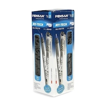 My-tech 0.7mm Tükenmez Kalem 25'li Kutu - Mavi Çok Renkli