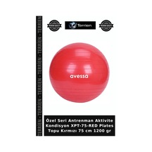 Özel Seri Antrenman Aktivite Kondisyon Xpt-75-red Plates Topu Kırmızı 75 Cm 1200 Gr