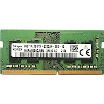 SK Hynix HMAA1GS6CJR6N-XN 8 GB DDR4 3200 MHz CL16 Notebook Ram