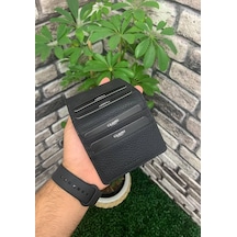 Guard Siyah / Kırmızı Patlı Tasarım Deri Kartlık - Grd2403xw22175 Siyah