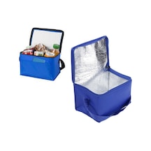 Soğutucu Kamp Piknik Çantası Termos Soğuk Tutucu Çanta  Termos Mavi