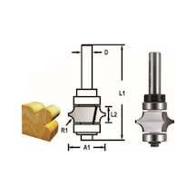 Makita Freze Bıçağı 8x25.4 Mm Maad-48826