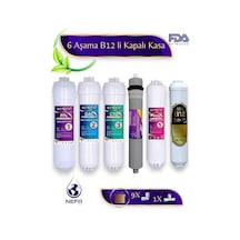 Kapalı Kasalara Uyumlu Ph8 B 12 Filtre Destekli 6'lı Filtre Seti