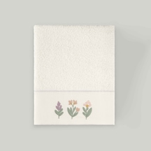 Linens Lavera Bambu 50x85 Cm Yüz Havlusu Ekru Ekru