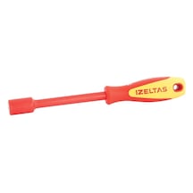 İzeltaş 4773190090 1000v Süngüsü İzoleli Lokma Uçlu Tornavida 9 Mm