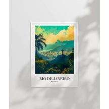 Çerçevesiz Poster Brezilya'nın İncisi Rio De Janeiro
