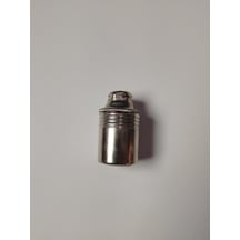 Orgun Dekoratif E14 Düz Krom Metal Duy 10'lu