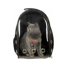 Şeffaf Astronot Kedi Sırt Taşıma Çantası 42 x 22 x 33 CM