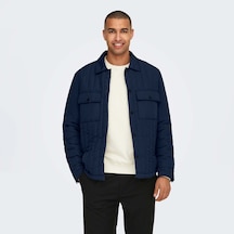 Only & Sons Jack Quilted Erkek Lacivert Mont 22030317-pn Lacivert