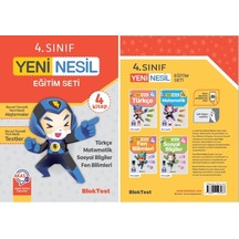4. Sınıf Yeni Nesil Eğitim Seti -  Bloktest Yayınları