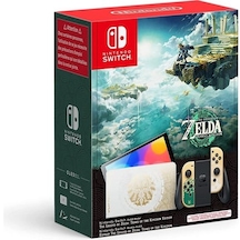 Nintendo Switch OLED Zelda Tears Of The Kingdom Edition Oyun Konsolu (İthalatçı Garantili) Altın