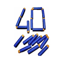 Mermisi 40'lı Sünger Yedek Mermi Soft Bullet